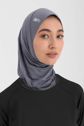 Ultra-Fit Swim Hijab - Charcoal